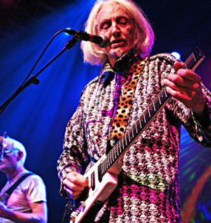 Daevid Allen, en un concierto en Londres.