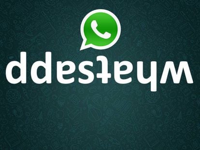 Como enviar mensajes con texto al revés en WhatsApp
