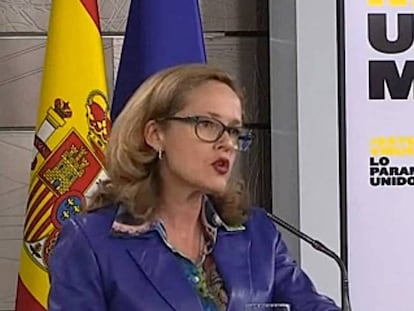 La ministra de Asuntos Económicos, Nadia Calviño.