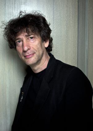 Neil Gaiman fotografiado en el hotel Covent Garden de Londres