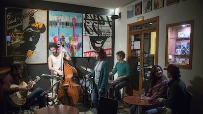 Concierto en el Café Jazz Naima de Sevilla.