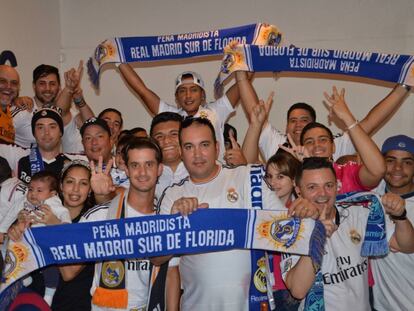 27/10/14 PARTIDO PRIMERA DIVISION 
 REAL MADRID -  BARCELONA
 SEGUIDORES EN MIAMI PE&Ntilde;A MADRIDISTA  PE&Ntilde;A MADRIDISTA SUR DE FLORIDA