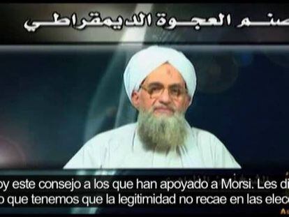 El líder de Al Qaeda acusa a EE UU de orquestar el golpe en Egipto