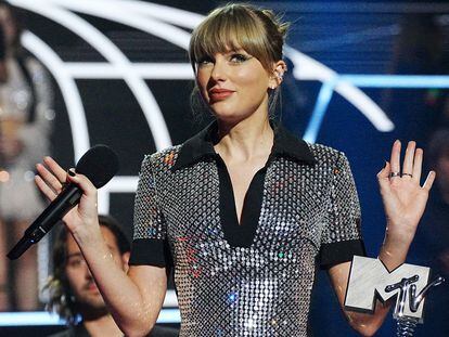 Taylor Swift, la semana pasada en Düsseldorf (Alemania) en la gala de los MTV Europe Music Awards.