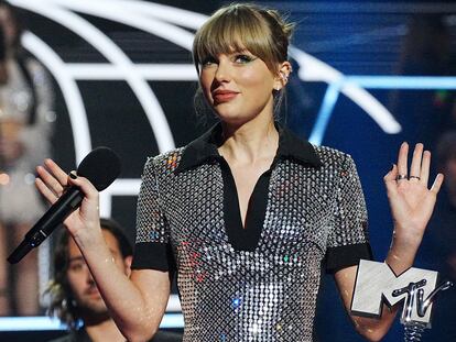 Taylor Swift, la semana pasada en Düsseldorf (Alemania) en la gala de los MTV Europe Music Awards.