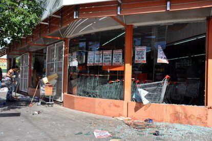Supermercado asaltado en Córdoba, Argentina