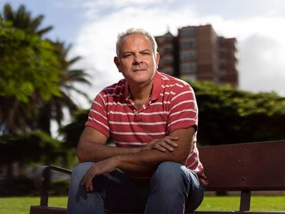 Juan Manuel Núñez, afectado por una hipoteca referenciada al líbor, el 27 de octubre en Las Palmas de Gran Canaria.