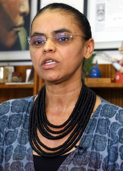 Marina Silva, durante una entrevista en Brasilia en 2007.