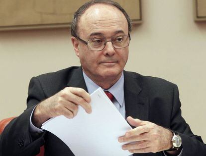 El gobernador del Banco de España, Luis María Linde, el 17 de junio de 2014.
