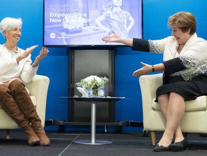 Christine Lagarde y Kristalina Georgieva.