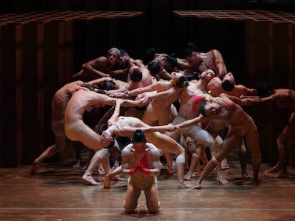 Un momento de 'Ukiyo-e', representado por el Ballet del Gran Teatro de Ginebra, ayer en el Teatro Real.