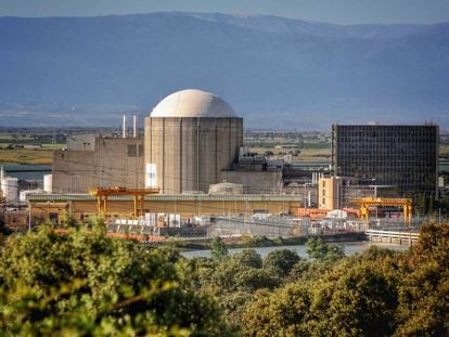 Vista de la central nuclear de Almaraz, en C&aacute;ceres.