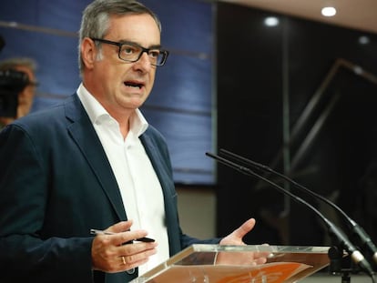 José Manuel Villegas, aquest dimecres al Congrés.