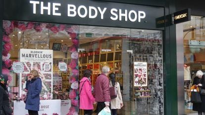 Tienda de The Body Shop en Oxford Street (Londres).