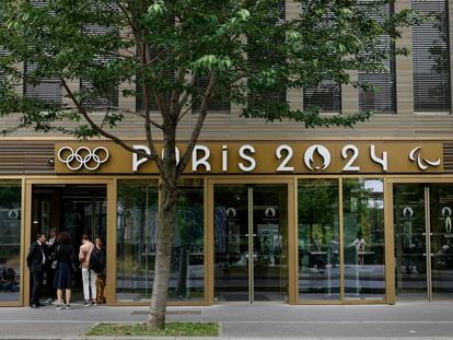 La sede del cuartel general de los Juegos de París 2024 en la capital francesa.