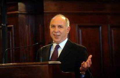 Fotografía tomada en agosto de 2010 en la que se registró al presidente de la Corte Suprema de Justicia argentina, Ricardo Lorenzetti. EFE/Archivo