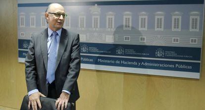 Montoro, durante una reunión en Madrid en julio.