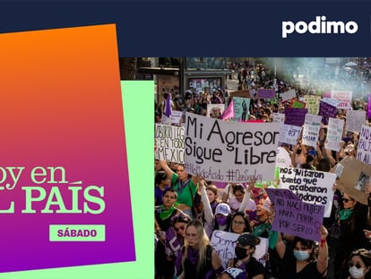 ‘Podcast’ | Los tres temas de la semana: un 8-M dividido y la reforma de las pensiones en España y Francia