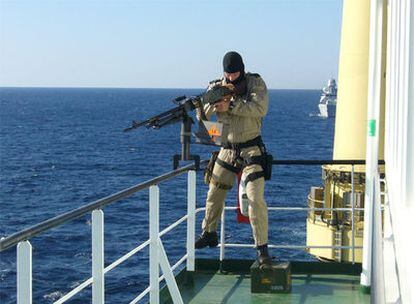 Fotografía de archivo de la fuerza internacional que opera en aguas somalíes.