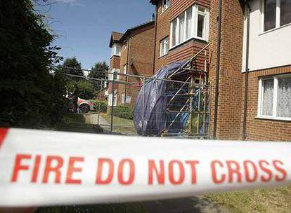 Edificio en el sureste de Londres donde fueron asesinados los estudiantes franceses.