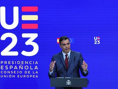 El presidente del Gobierno presenta las prioridades de la Presidencia española del Consejo de la UE.