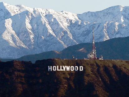 Montañas nevadas en Los Ángeles