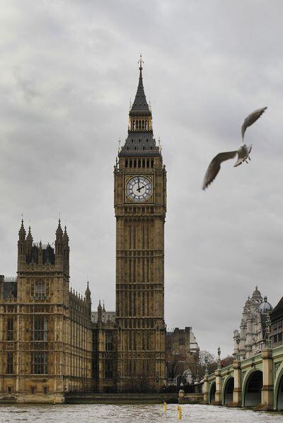 El Big Ben y el Palacio de Westminster.