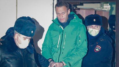 El opositor ruso Alexei Navalni fue detenido el pasado enero, a su llegada a Moscú desde Alemania.