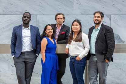 Los cinco laureados de los Premios Rolex a la Iniciativa 2019 (© Rolex / Bart Michiels).