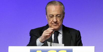 El presidente de ACS, Florentino Pérez.