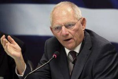 El ministro alemán de Finanzas, Wolfgang Schäuble. EFE/Archivo