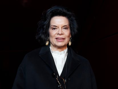 Bianca Jagger en Madrid, en 2019.