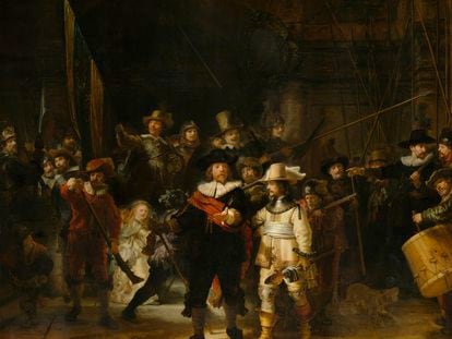 'La ronda de noche', pintada por Rembrandt en 1642.