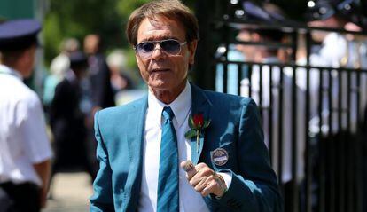 Cliff Richard, en el campeonato de Wimbledon.