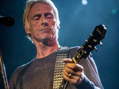 Paul Weller durante un concierto que ofreci&oacute; el martes pasado en Mil&aacute;n. 