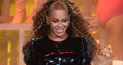 Beyoncé en un concierto de Coachella en 2018.