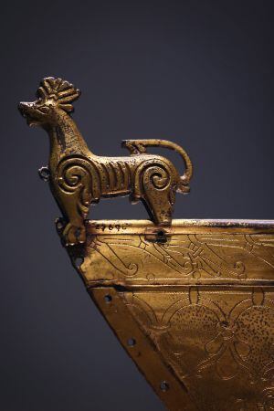 Uno de los objetos vikingos expuestos en el Museo Británico.