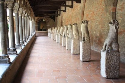 Gárgolas en el claustro del Musée des Augustins, en Toulouse.