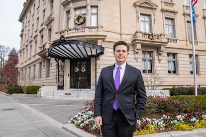 El periodista Matthew Continetti, fotografiado en el American Enterprise Institute, en Washington, la semana pasada.