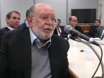 Léo Pinheiro durante su testimonio.