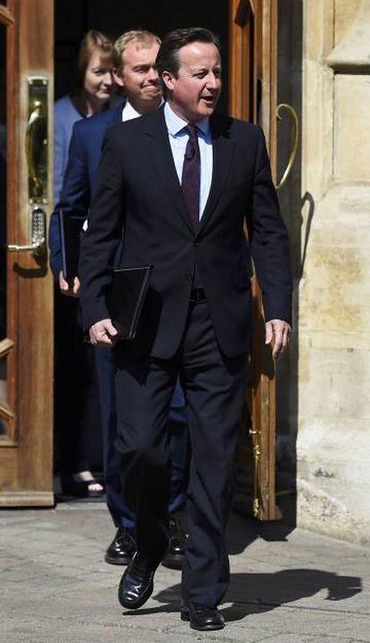 Cameron, seguido del liberal demócrata Tim Farron y la laborista Harriet Harman.