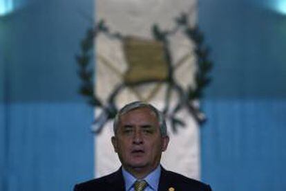 En la imagen, el presidente de Guatemala, Otto Pérez Molina. EFE/Archivo