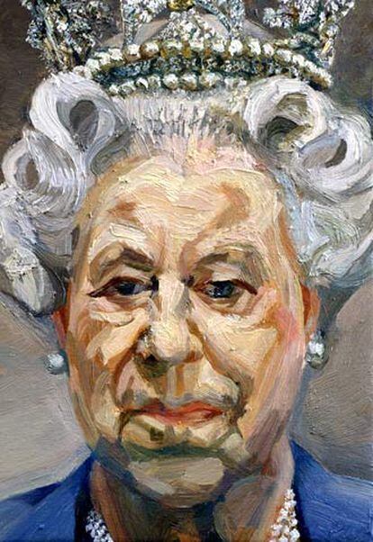 <i>Retrato de la reina Isabel II</i> (2001), de Lucian Freud.