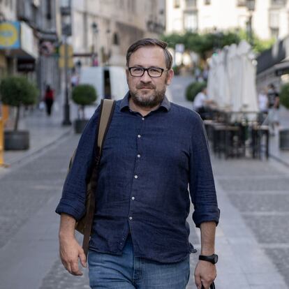 José Sánchez Peinado, militante del PSOE de Jaén. / JOSÉ MANUEL PEDROSA