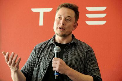 The director of the car company Tesla and the aerospace company SpaceX, Elon Musk.