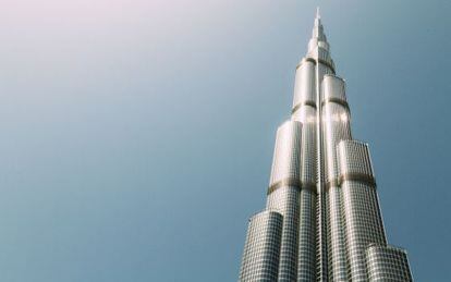 Vista del edificio Burj Khalifa, el más alto del mundo, en Dubái.