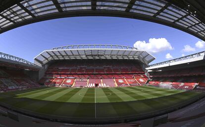 Vista general de Anfield.