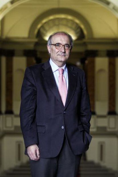 Benigno Pendás, este viernes, en el Centro de Estudios Políticos y Constitucionales.