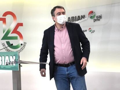 El portavoz del PNV, Aitor Esteban.