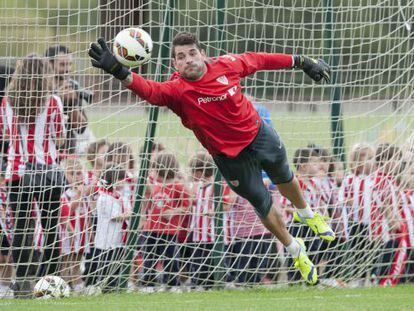 Herrerín será titular en el partido de Copa del Athletic en Alcoy.